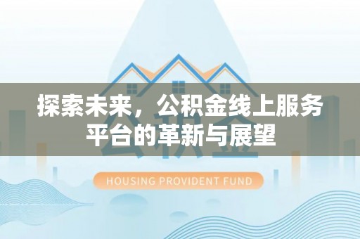 张湾探索未来，公积金线上服务平台的革新与展望